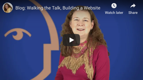 [Video] Walking the Talk, Building a Website