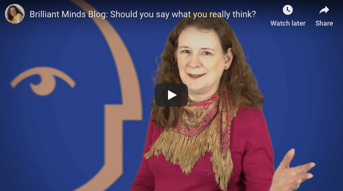 [Video] Should you say what you really think?