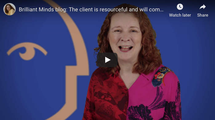 [Video] The client is resourceful and will come to a solution with or without a coach