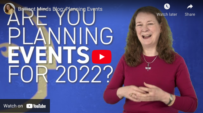 [Video] Are you planning events for 2022?